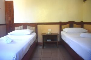 twin room in sustainable boracay resort